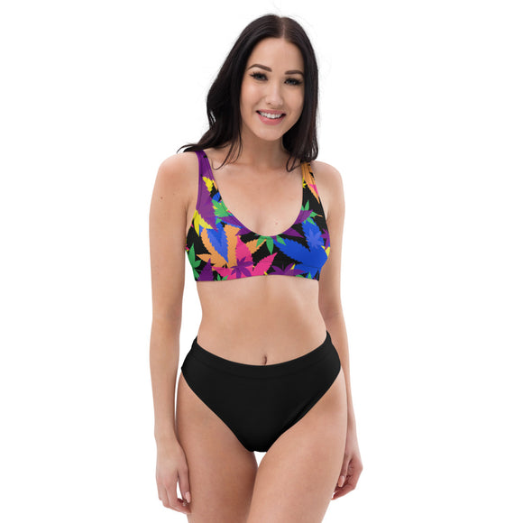 High-waisted bikini - Color Pop
